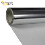 Aluminum Foil Laminated Fabric , Fiberglass Fire Resistant Fiberglass Cloth