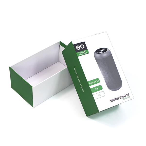 Custom Design Loudspeaker Box UV Coating Corrugated Board Lid And Case Gift Box