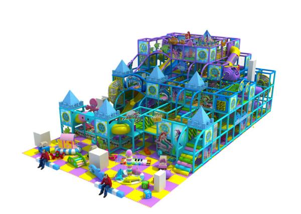 Ocean Style Steel Pipe Kids Indoor Playground Equipment For Nursery School