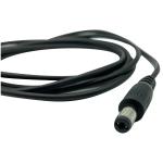Black DC Power USB Charging Data Cable 24AWG For Telecom Network