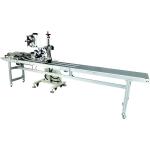 Food Automatic Label Applicator Machine Accuracy Adhesive Sticker Flat Labeling