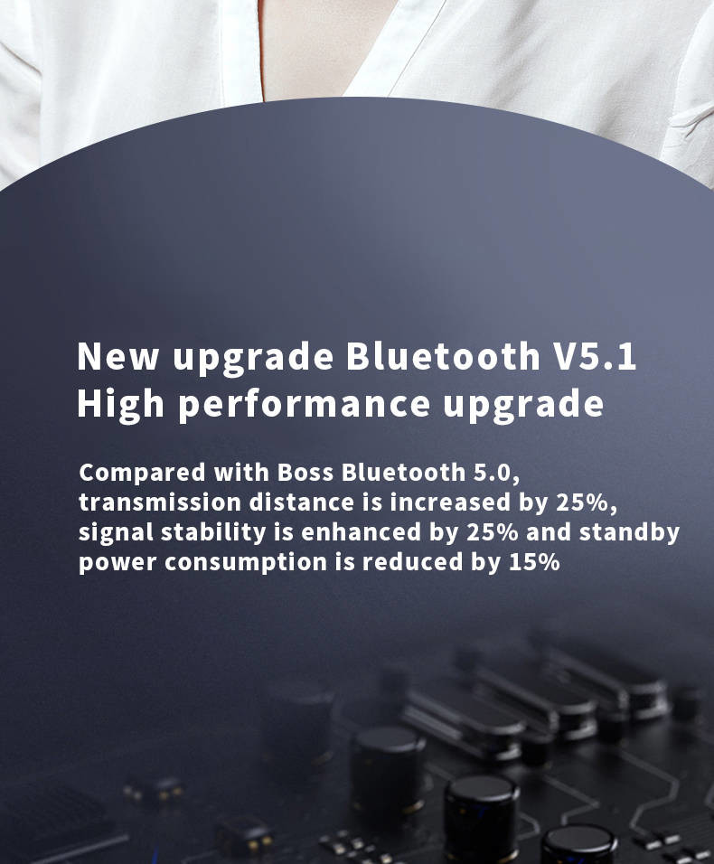 Bluetooth Neckband Earphones With 70H Playing Flashlight TF Card Model