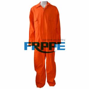 Wholesale OEM Orange Cotton 300gsm Flame Resistant Clothing from china suppliers