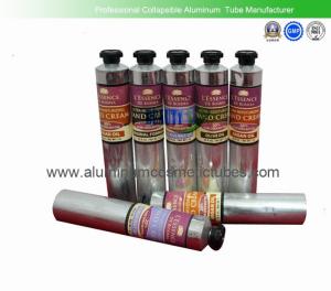 Wholesale Hair Color Cream Aluminum Empty Cosmetic Tubes 30ml With Black Octagonal Cap from china suppliers