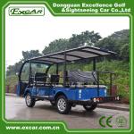 8 Seater Electric Shuttle Bus With 12*6v Trojan Battery Steel Alloy Frame