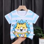 Short Sleeved Children's Sports Shirts Pure Cotton Girls' Summer Clothes Boys'