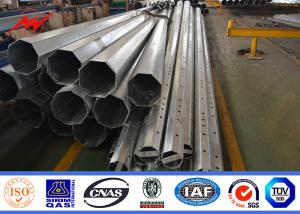 Wholesale Outdoor Polygonal Metal Utility Poles 12m 10kn Galvanized Steel Pole from china suppliers