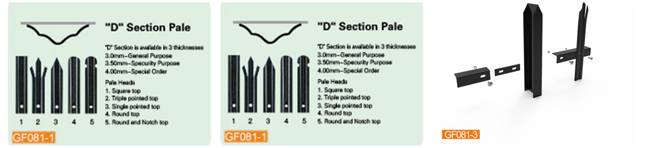 Industrial 2.4m Height Tubular Steel Fence Powder Coated Security Angle Rails 40*40mm