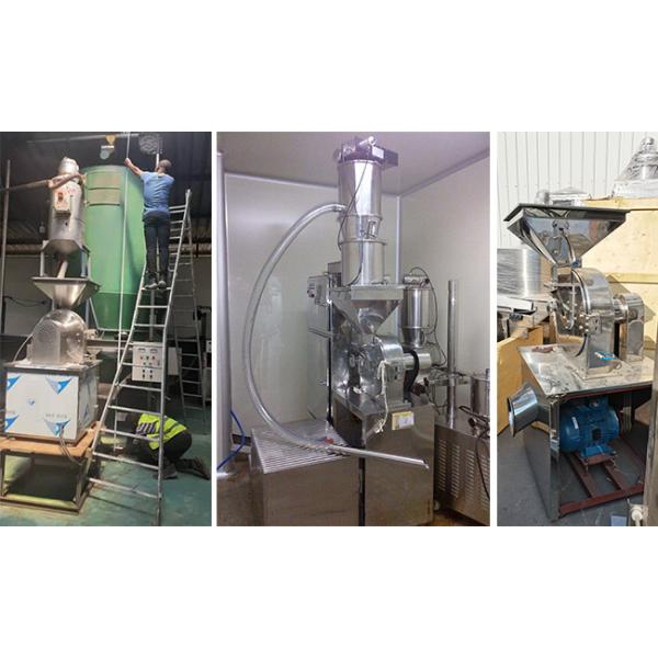 SUS304 Milling Machine Dry Chilli Sugar Salt Rice Spice Grinding Machine Crushing