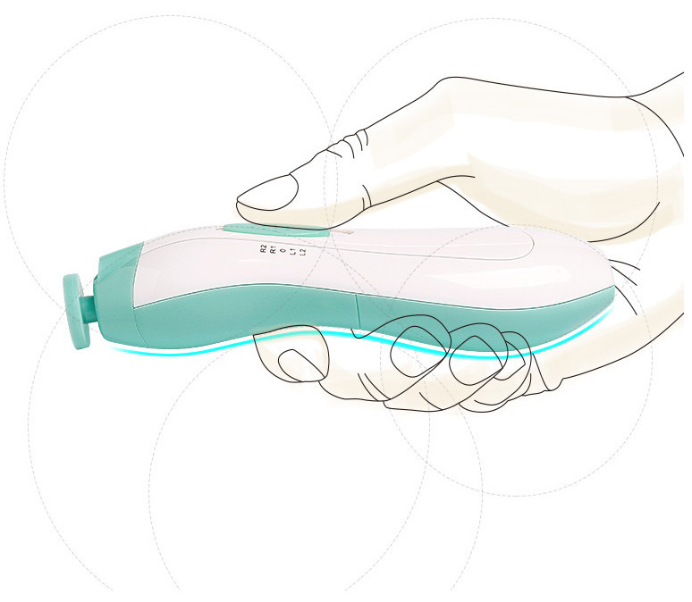 Battery Operating Kids Manicure Set Electric Nail Grinder For Baby Nail Caring