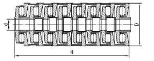 Wholesale Eight stages tandem roller bearing T8AR120360 for plastic PVC extruder gearbox from china suppliers