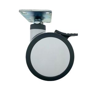 Wholesale 125mm PU Hospital Caster Wheel For Medical Equipment Furniture Trolley Castor from china suppliers