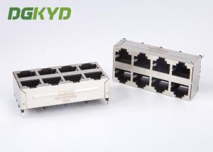 Wholesale Vertical Rj45 Jack 2X4 Top Entry E6588-A59124-L Rj45 Connector Without Magnetics from china suppliers