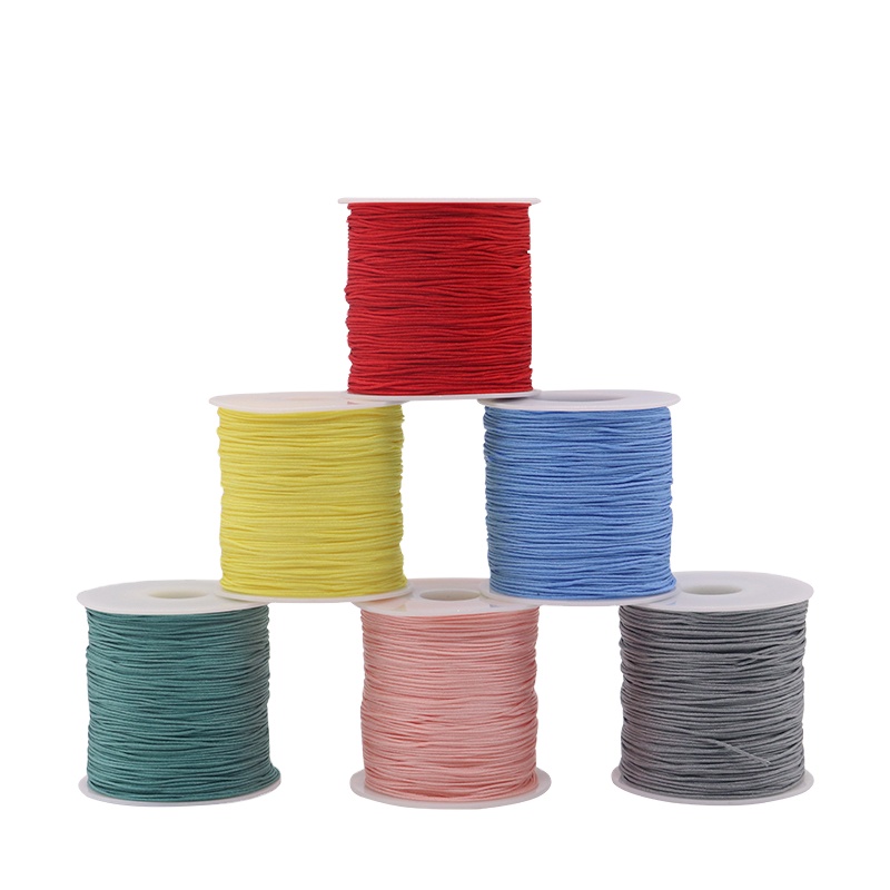 Jewelry Findings Type Cord 0.8mm Nylon Cord Thread for Vibrant Customized Bracelet