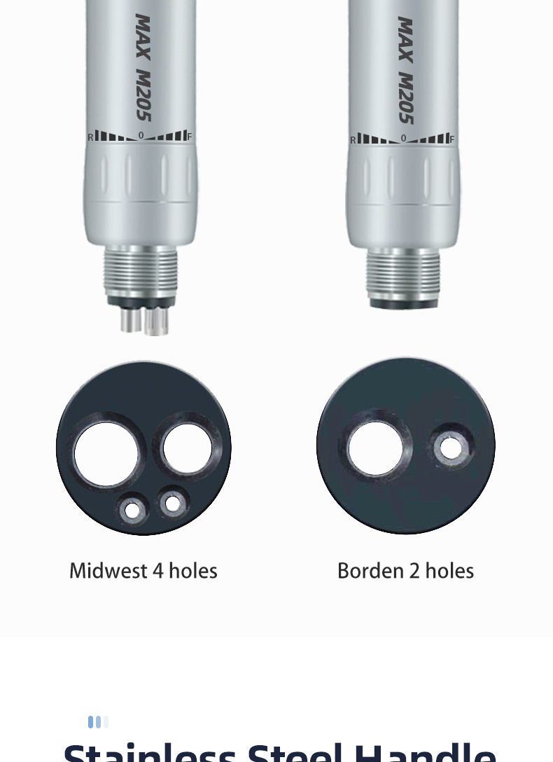 Air Motor Stable Dental Handpiece Unit Stainless Steel Material