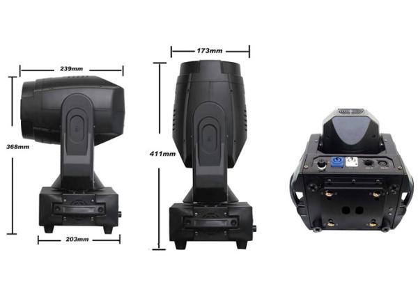 Quality 10/16CH Led Spot Moving Head Light / Moving Head Follow Spot 180W/200W LED Zoom Stage Light for sale