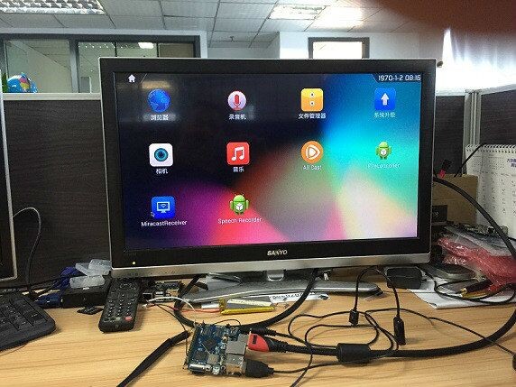 Customize-friendly SBCs Banana Pi M2 plus 1Ghz ARM7,1GB DDR3 ,8G eMMC flash is better than NanoPC-T3