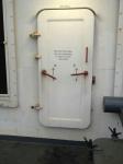 4 Clip Accommodation Steel Marine Weathertight Door 10mm Thickness
