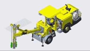 Wholesale ISO9001 Hydraulic Rock Bolting Rig Underground Mining Machine from china suppliers