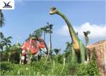 Outdoor Life Size Dinosaur Statues Interactive In Jurassic Park Fire Resistance
