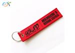 Personalized Merrowed Border Embroidered Wristlet Keychain For Promotional Gifts