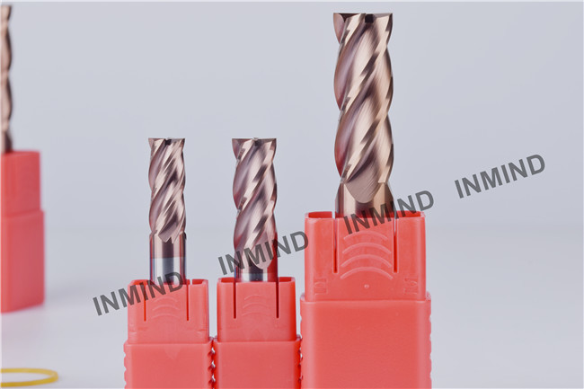 11mm , 4 Flute , Square End Mill , SiN Copper Colour , upto HRC55 , CNC end mill