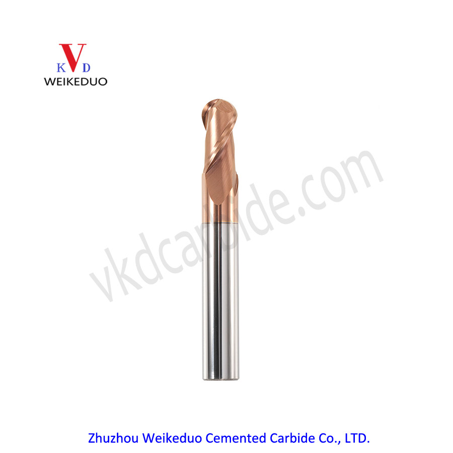 Solid carbide ball nose end mill 2/3/4/6 flutes, Coating (Optional) R0.15-10MM complete