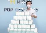 FDA 4- Ply Foldable KN95 Respirator Mask / Industrial Anti Dust Mask