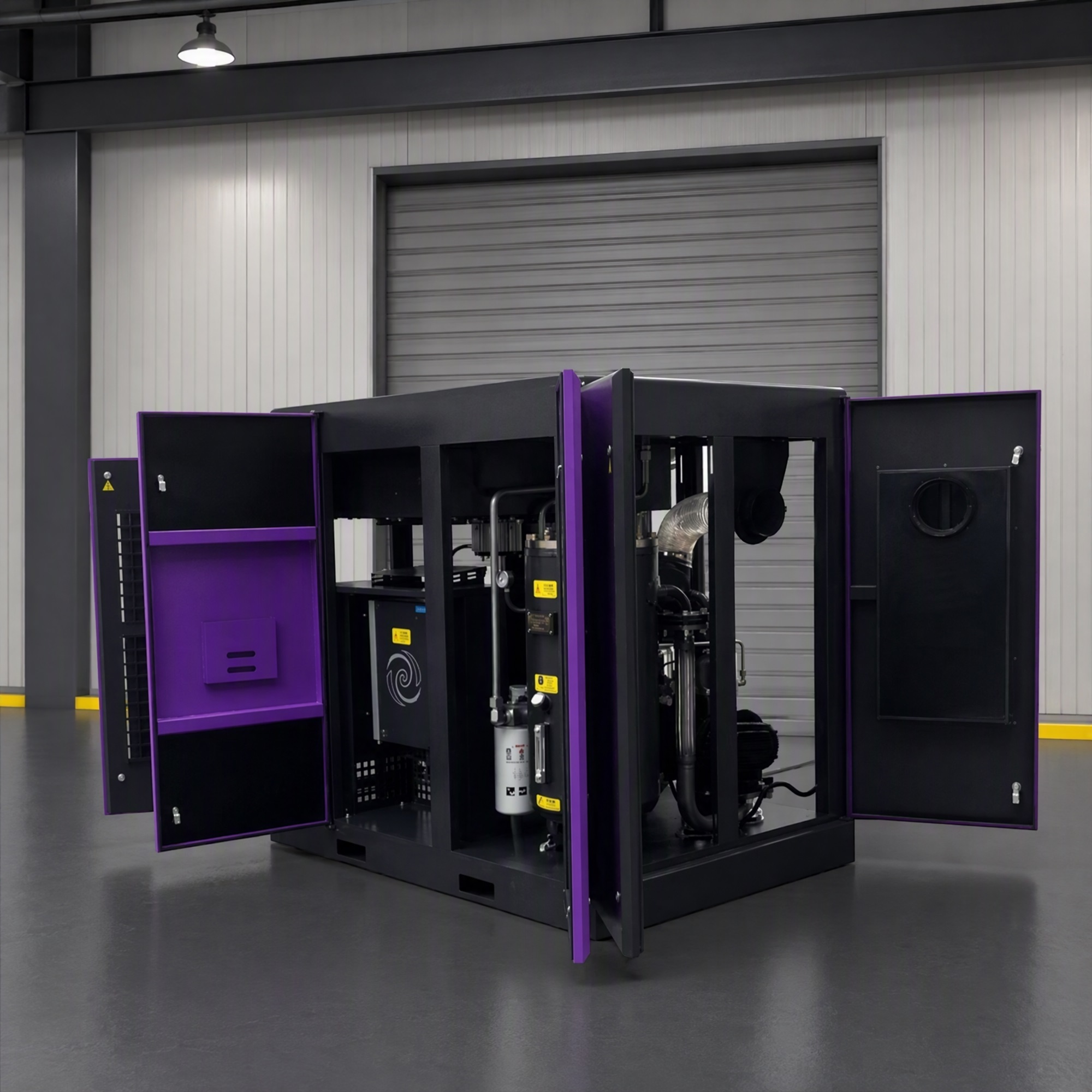 15KW Permanent Magnet Variable Frequency Screw Air Compressor Fixed Speed Industrial Air Compressor Machine