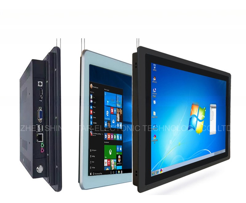 7 Inch Fanless Industrial Touchscreen Panel PC Computer J1800 J1900 J4125 Core I3 I5 I7