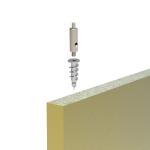 Connect Absorber Anchor Adjustment Acoustic Panel Suspension Screwing Directly