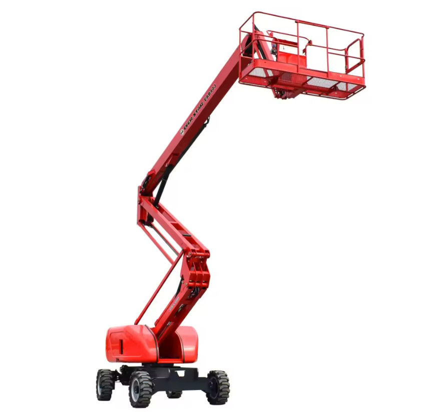 Self-Propelled Telescopic Boom Lift Diesel Articulating Boom Aerial Work Platform