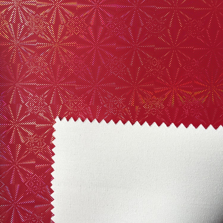Premium Flat Thin PU Leather Fabric Cover Paper Luxious Design With Film