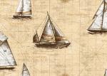 New Welcome Boat Design Interior PVC Contemporary Wall Coverings Natural Plant