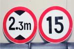 1.5mm Danger Warning Reflective Aluminum Traffic Signs