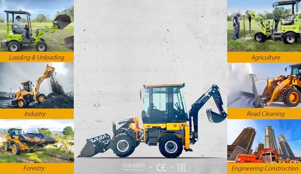 Chinese Factory Loader Machine CE New Bl105-25 2.5ton Backhoe Wheel Loader