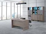 Panel Wood Style Melamine Office Furniture / Small Office Table