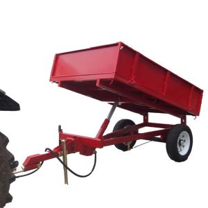 Wholesale 18hp Tractor Hydraulic Dump Small Agricultural Trailer 350mm Durable from china suppliers