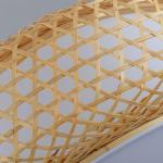 Bamboo Wicker Rattan Lantern Shade flush mount ceiling light(WH-WA-40)