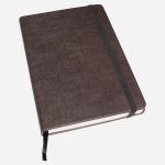 PU Leather Hardcover Journal Printing With Heat Pressing Logo
