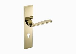 Wholesale OEM Brass Lever Door Handles Light Luxury Interior Door Lock 134mm 63mm from china suppliers