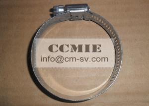 Wholesale Bulldozer Stainless Steel Hose Clamp Spare Parts , CE / ISO Metal Pipe Clamp from china suppliers