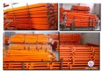 High Speed Foundation Stair Ladder Cage , Safety Step Ladder Cage Strong Bearing