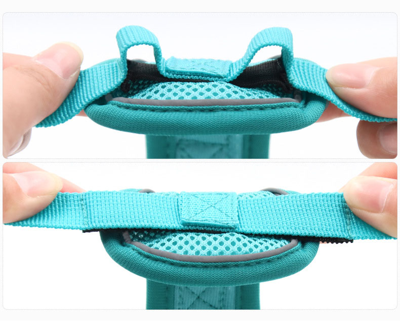 Adjustable Breathable Dog Vest Safety 1.5m Traction Leash No Pull Dog Harness Set Personalized for Safe and Stylish Walks