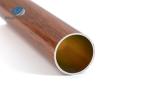 Wooden Grain Aluminum Pipe Tube Antirust Electrophoresis Surface 6061 T6 powder
