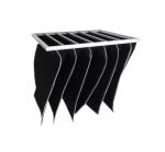 Galvanized Steel Plate Bag Air Filters For Strong Adsorption Capacity