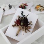 Handmade Beautiful Dried Flowers Greeting Cards For Home / Wedding Decoration