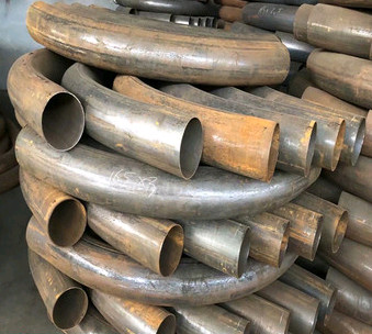 Sch40 Pure Seamless Carbon Steel Bend Black Painting Pipe Fitting