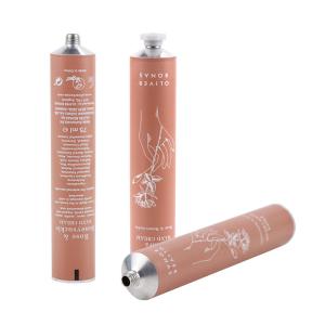 Wholesale 0.27oz-13oz Aluminium Tubes Cosmetics Packaging Cinnamon Pink Metal Hand Cream Tubes from china suppliers