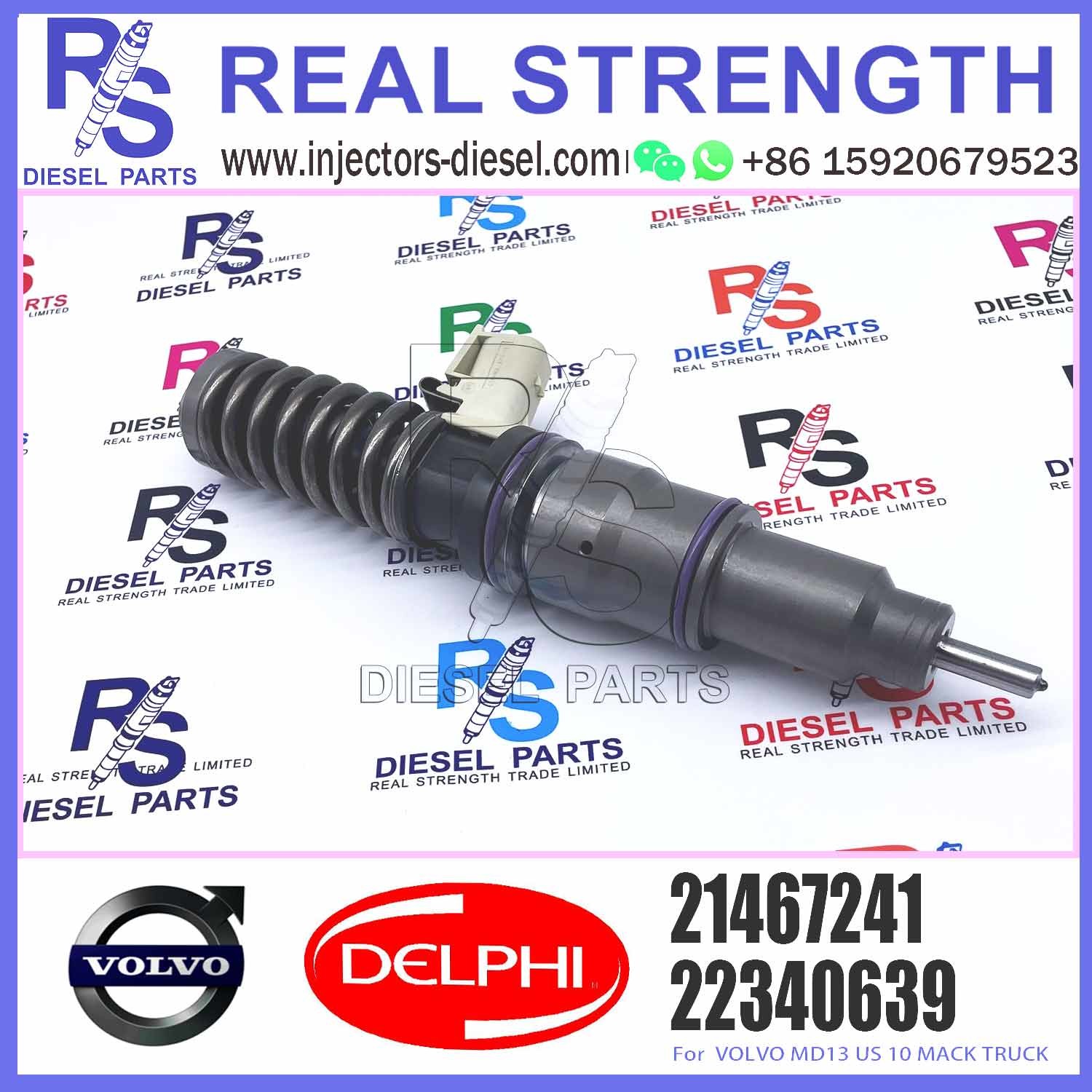 21467241 Senhor BEBE4G15001 Excavator Truck Engine Part Common Rail Injector Diesel Fuel For V-O-L-V FH